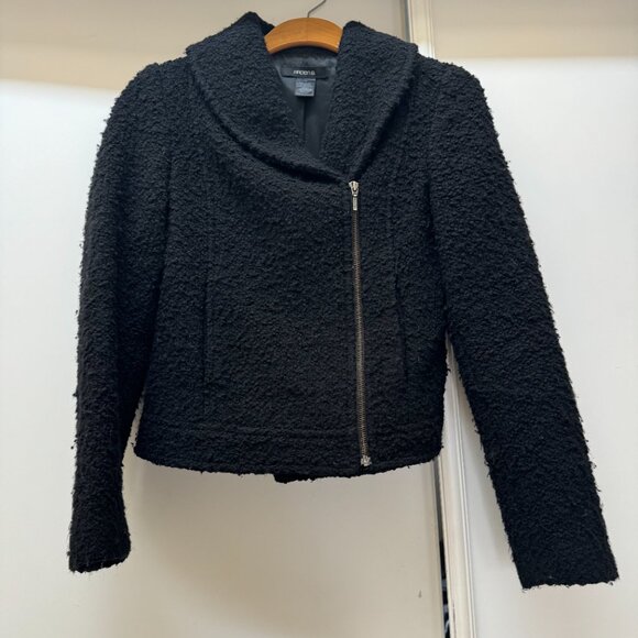 Arden B Gorgeous Black Boucle jacket, size XS - Picture 2 of 6